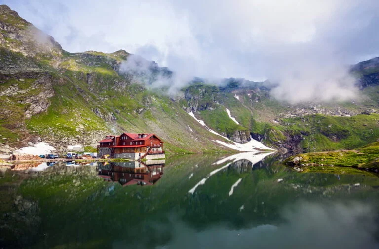 Lacul Bâlea pe Transfăgărășan